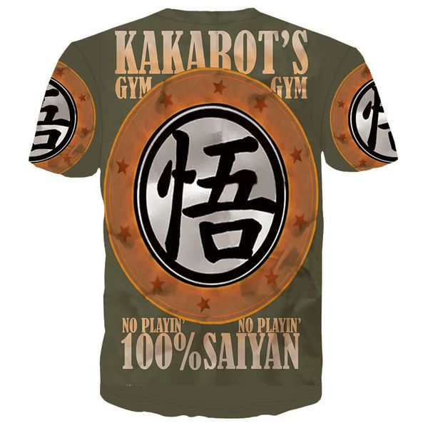 

o-neck classic dragon ball z super saiyan 3d t shirt funny vegeta wanted t shirts tshirts women men summer casual tee shirts, White;black