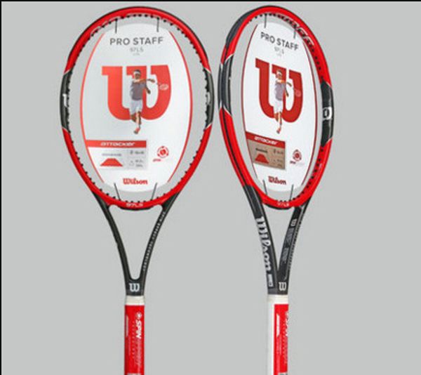 

carbon fiber tennis racket racquets equipped with bag tennis grip racchetta da tennis pro staff rf 97 ls roger federer9209045