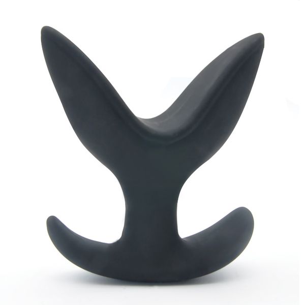 Prison Bird Soft Silicone V Port Plug anale Giocattoli erotici, Apertura Butt Plug Speculum anale Massaggio prostatico Giocattoli sessuali A280 S924