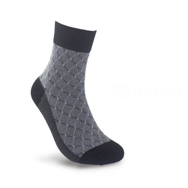 

10pcs =5 pairs /lot bamboo fiber man's fashion casual socks health comfortable men's men sox high qualtiy business socks wholesale, Black