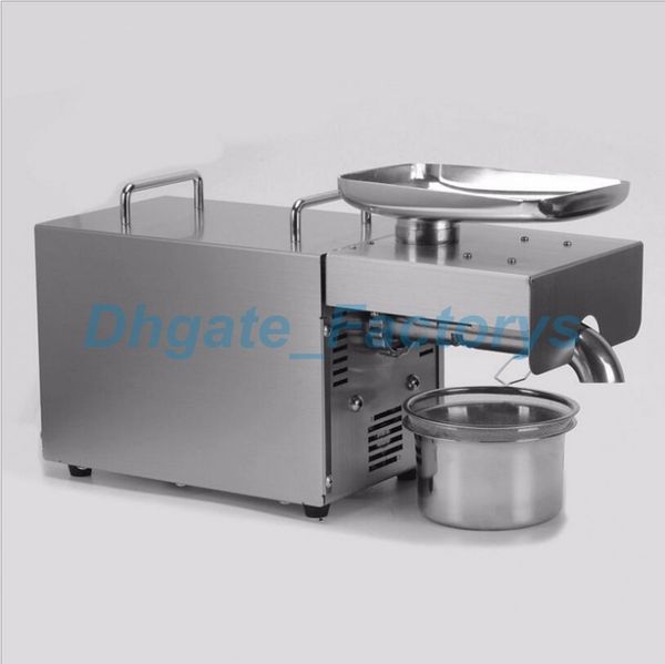 

New automatic olive oil pre machine nut eed oil pre er pre ing machine all tainle teel 110 220v jf 817