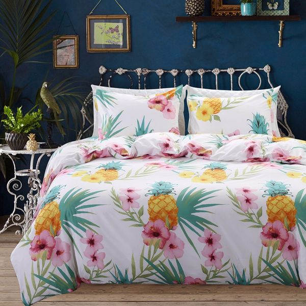 

summer bedding sets full king twin  king size 4pcs bed sheet duvet cover set pillowcase without comforter