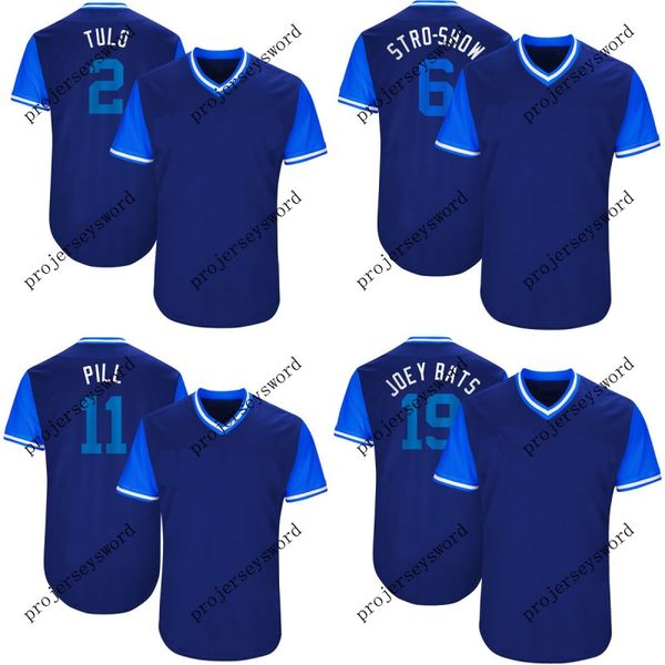 

Toronto 2 Tulo 11 Kevin Pillar Pill 20 Josh Donaldson Bringer of Rain 2017 Players' Weekend Baseball Jerseys