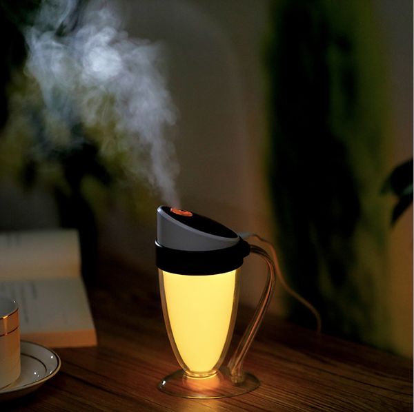 

mini moonlight cup aromatherapy humidifier mini deskair humidifier diffuser usb automatic power-off mist maker fogger for home