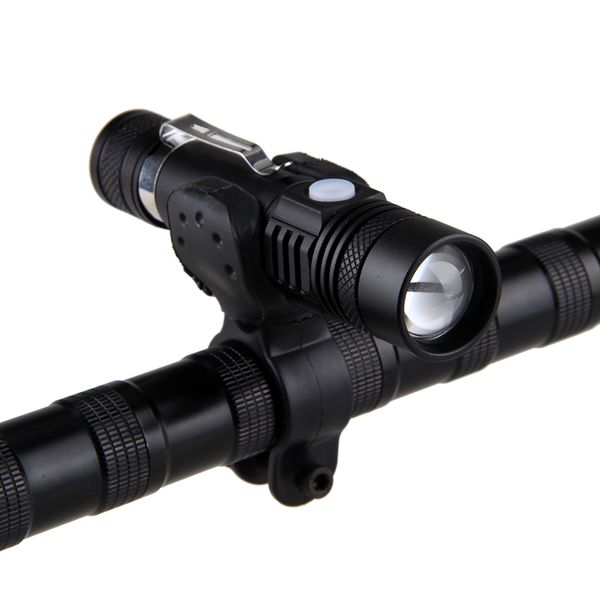 

zoomable focus usb rechargeable bike 8000 lm xml t6 led front bicycle lamp 3 modes mtb cycling torch with baery
