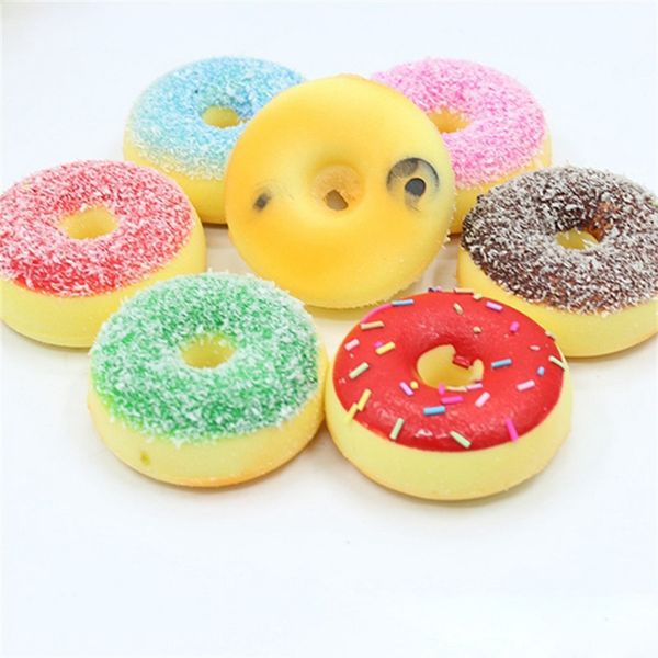 

doughnut squishy doughnut bread squeeze stress reliever decor toys scented slow rising toy anti stress decompression toy gift