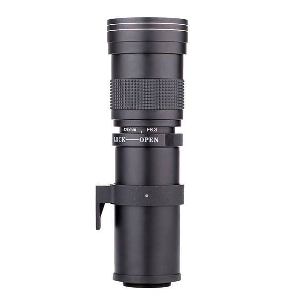

420-800mm f/8.3-16 супер телеобъектив ручной зум-объектив + t2 адаптерное кольцо для canon eos 1000d 1100d 1200d 1300d 100d 200d 300d объект