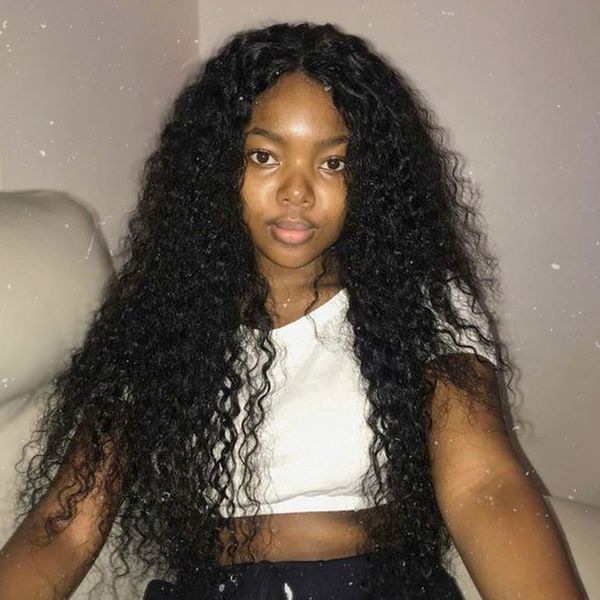 Afro Kinky Curly Hair 3 Bundles Natural Black Color 8 30 Inch