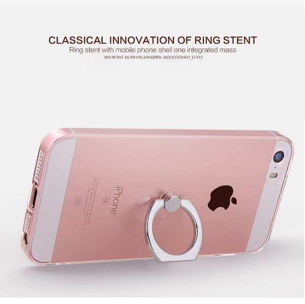 

силиконовые прозрачное кольцо подставка держатель 360 телефон чехол для apple iphone 5s S