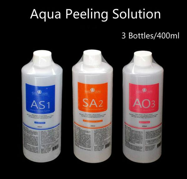 

2018 aqua peeling solution 400ml per bottle aqua facial serum hydra facial serum for normal skin for hydro facial dermabrasion dhl/ce