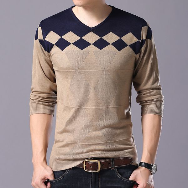 

2018 new autumn winter men's sweater casual male pullover sweater slim fit men blusa masculina clothes pull homme hiver, White;black