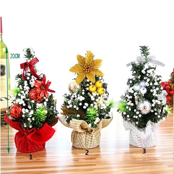 Frohe Weihnachten Baum Schlafzimmer Schreibtisch Dekoration Mini Weihnachten Weihnachten Baum Desktop Ornament Spielzeug Puppe Büro Hause Kinder Geschenk