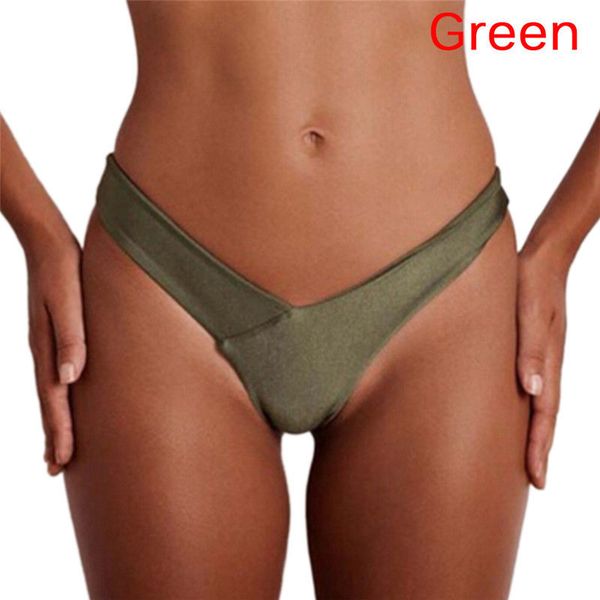 Sexy Panty Women New Arrival 2018 Summer Bikini Perizoma Bottom Brasiliano V Increspato Semi Swimwear Beachwear Vendita calda