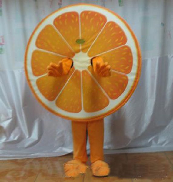 

2018 fruit mascot costume orange mascot costume for to wear, Red;yellow