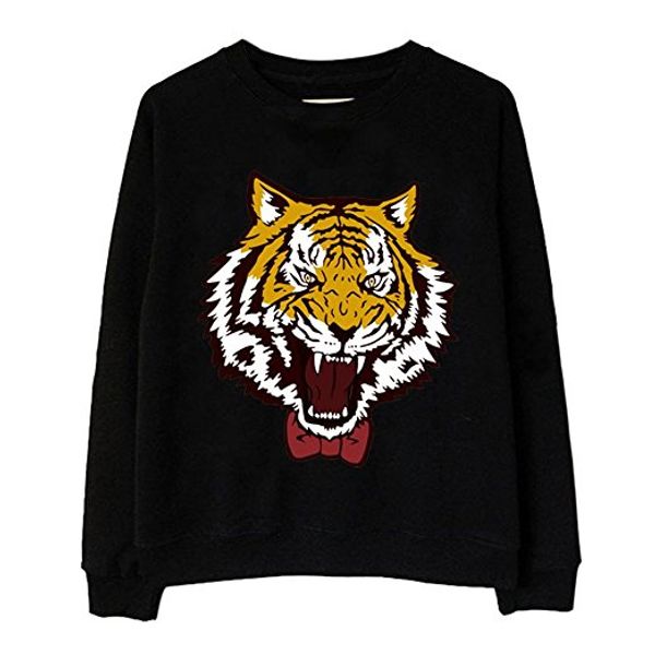 

yuri on ice pullover black tiger sweatshirt cosplay costume