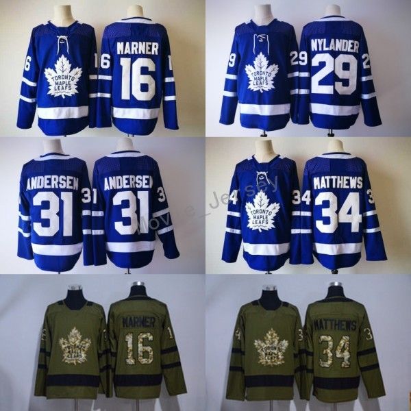 

2018 Toronto Maple Leafs 34 Auston Matthews Jersey 16 Mitchell Marner 43 Nazem Kadri 29 William Nylander Ice Jerseys make custom Blue Green