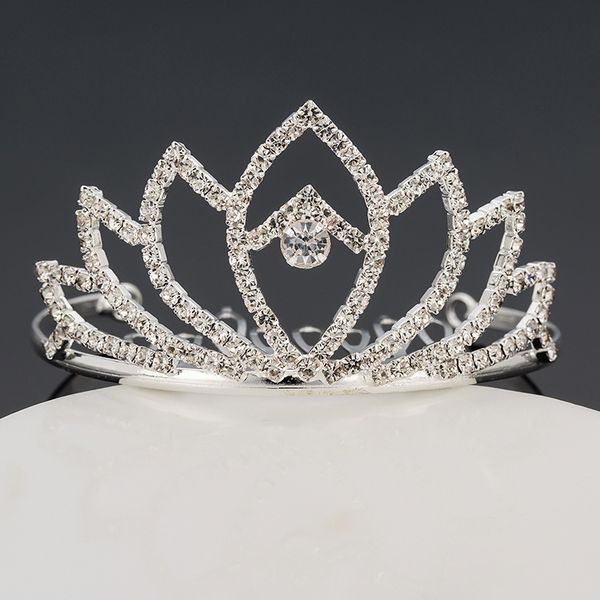 Mädchen Kronen mit Rhinestones Hochzeit Schmuck Braut Headstücke Geburtstag Party Performance Pageant Kristall Tiaras Hochzeitszubehör # BW-T072