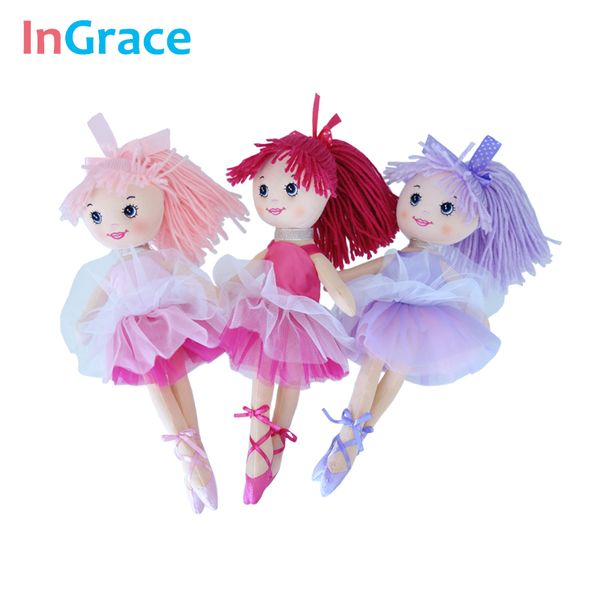 

ingrace fantasy yarn skirt ballerina dolls for girls fashion girls toys unique gifts 30cm sweet dream dancing doll home decorat