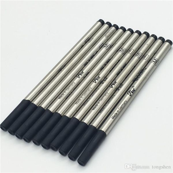 

luxury 6 pcs a lot black m710 mb pen refill for roller ball pen, Black;red