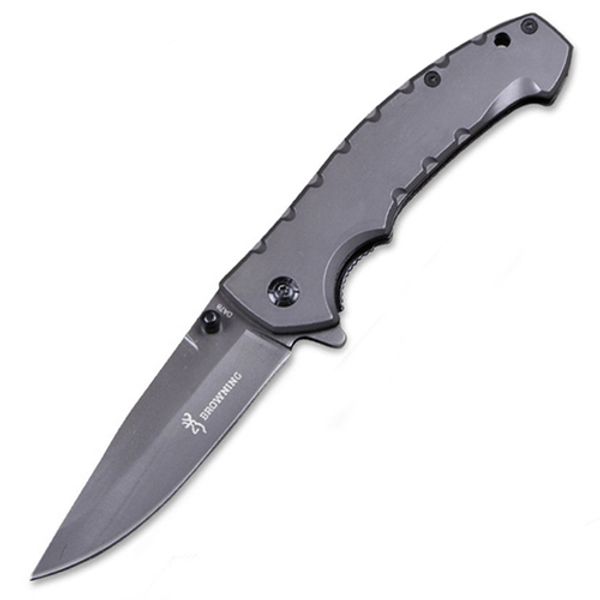 

Browning DA78 Keychain EDC Pocket Knive Assisted Opening Folding Knife 440C 57HRC Blade Full Steel Folder D757L