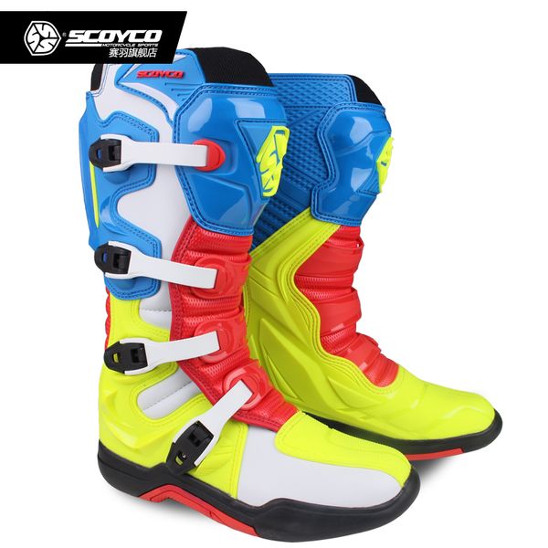 

motorcycle boots mbm003 scoyco 2018 new motocross off-road racing shoes men moto motorbike long knee high ce swx atx