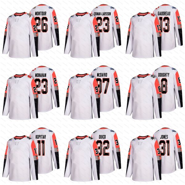 

Pacific Division 2018 All-Star Game 71 William Karlsson Connor McDavid Montou Johnny Gaudreau Sean Monahan Doughty Anze Kopitar Quick Jersey