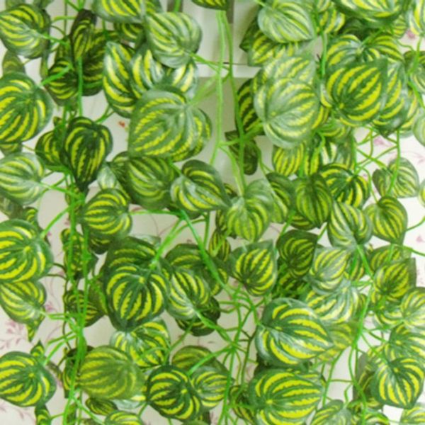 

wholesale-artificial ivy vine green leaves foliage plant wedding decoration party home decor decorative flowers