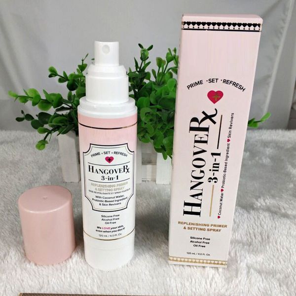 

t00faced похмелье rx 3 в 1 пополняя кокос 120ml брызга 4oz установки праймера с розничной коробкой