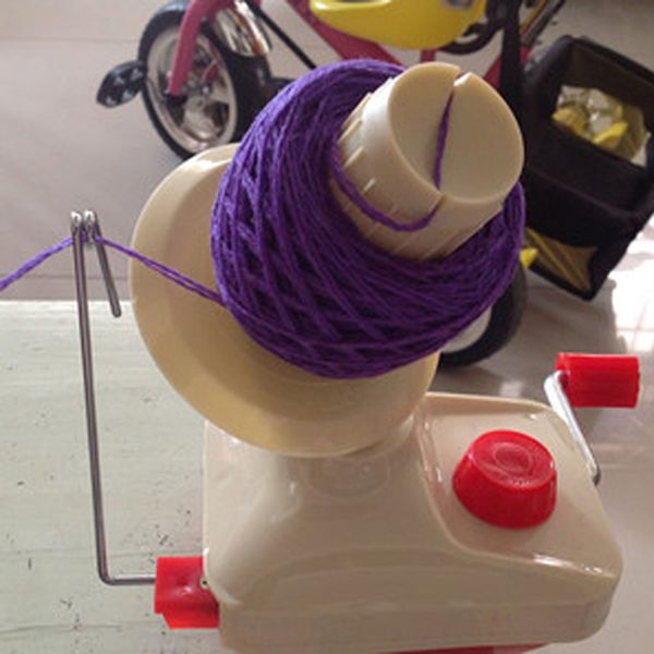 

household swift yarn fiber string ball wool winder holder portable winder fiber hand operated cable machine wholesale, Black