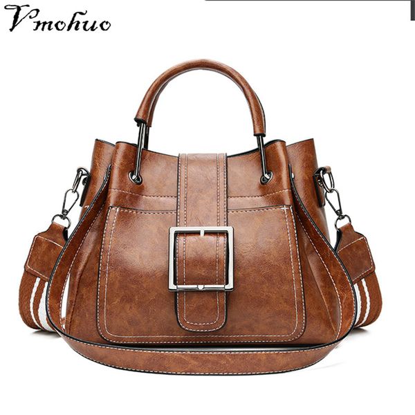 

vmohuo bags for women 2018 new fashion pu leather handbags crossbody bag for women vintage bucket shoulder bag ladies handbag
