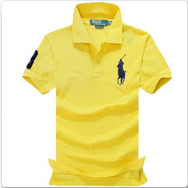 

Бренд clothing новый мужчины большая лошадь вышивка рубашки поло Мужчины бизнес повс