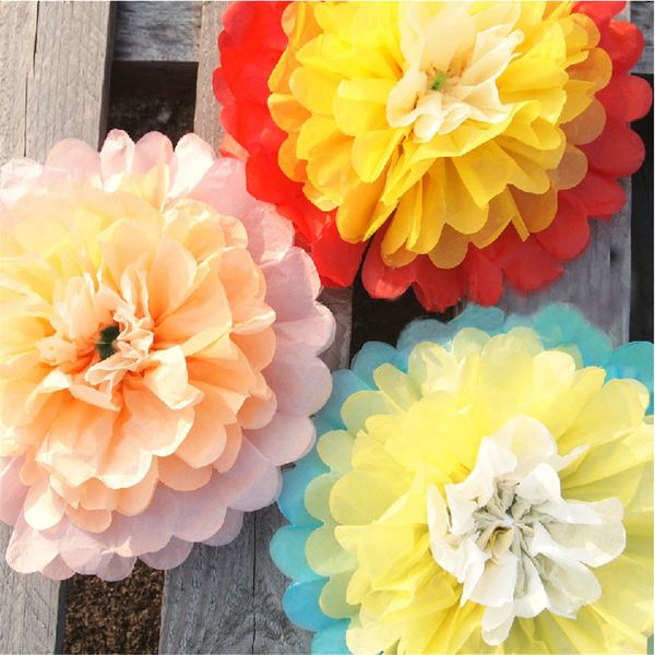2019 10inch25cm giant tissue paper flower rose ball poms baby wall decorations wholesales from hobarte 28 83 dhgate com giant tissue paper flower