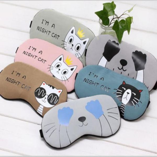 

women girls flannelette sleep mask rest travel relax sleeping aid blindfold ice cover eye patch sleeping mask case