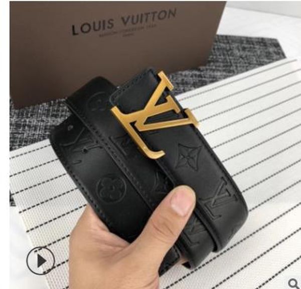 

2018 luxury v mooth button buckle de igner belt men 039 wai tband man genuine leather ca ual hombre wai t trap fa hion cow kin 105 125