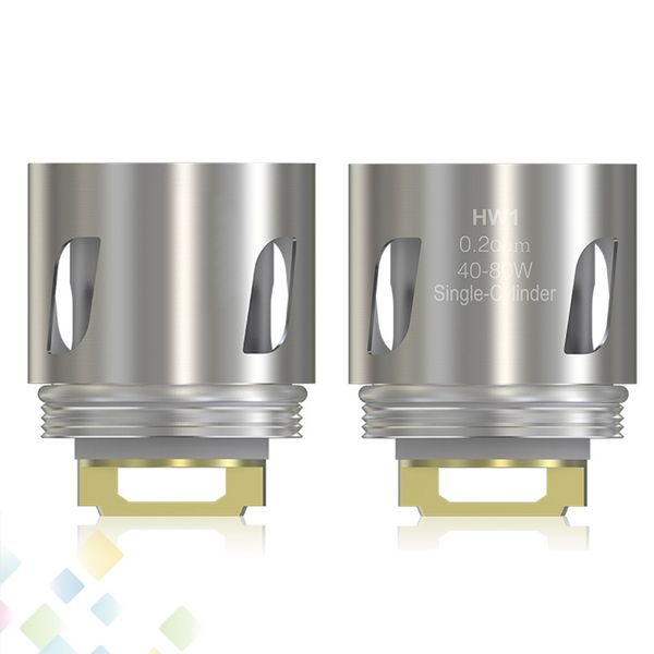 

Authentic Ello Mini Coil Head HW1 HW2 0.2ohm 0.3ohm Replacement Coils Best Quality 100% Orignal E Cig DHL Free
