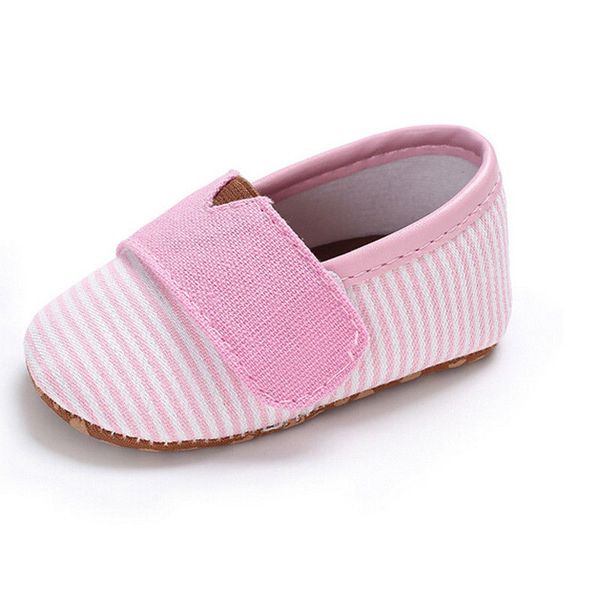 

cute toddler kids canvas shoes sneakers baby boy girl soft sole crib shoes first walkers 0-18months pink blue