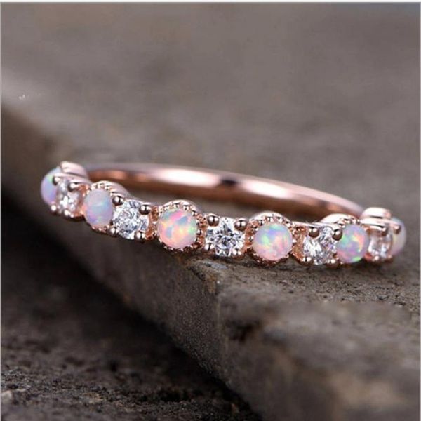 

personality ring, female rose gold, round treasure ring, diamond ring, Silver