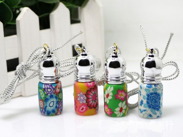 

100pcs/lot 3ml perfume vials with roll-on ball perfume roll on polymer clay bottles empty essential oil bottles ing