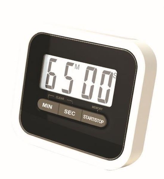 Gratis verzending door dhl Kerstcadeau Digitale Keuken Count Down/Up lcd-scherm Timer/klok Alarm met magneet stand clip lin3434