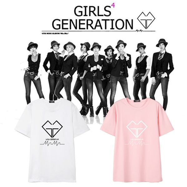 

girls' generation fashion mr mr letter print graphic casual lovely tee streetwear hipster tshirt cool short sleeve, White