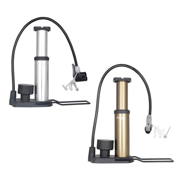 

deemount foot activated floor bike pump with pressure gauge