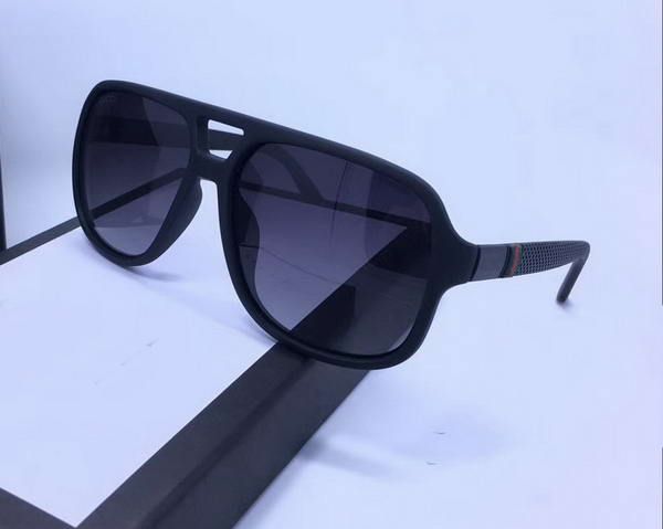 

matte black/grey pilot sunglasses square oversize sonnenbrille occhiali da sole luxury designer sunglasses for mens glasses with box, White;black