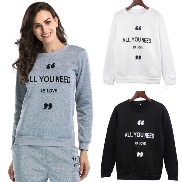 

bofute new women's clothing o-neck sleeve long sleeve loose sweatshirt b5530, Black