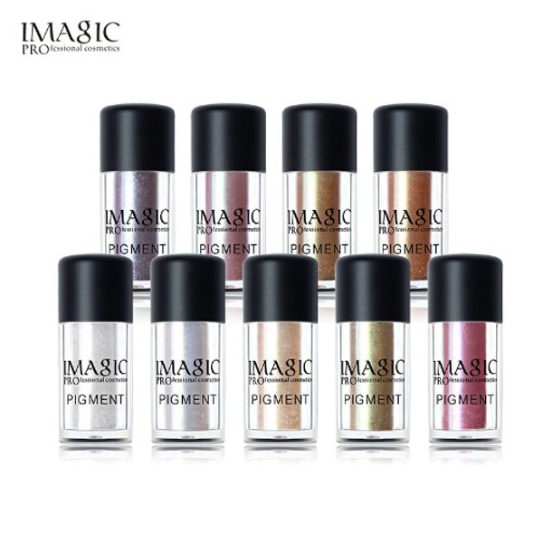 

imagic new arrival glitter eyeshadow metallic loose waterproof shimmer pigments colors eye shadow makeup cosmetics