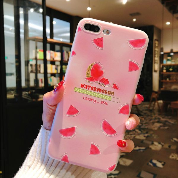 

2018 premium quality for iphone 8 plus case ultra slim soft tpu lemon watermelon fruit phone case for iphone x tpu cases