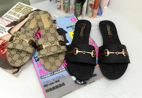 

2019 сандалии gBrand тапочки женщины шлепанцы сандалии большой размер мода дизайнер о