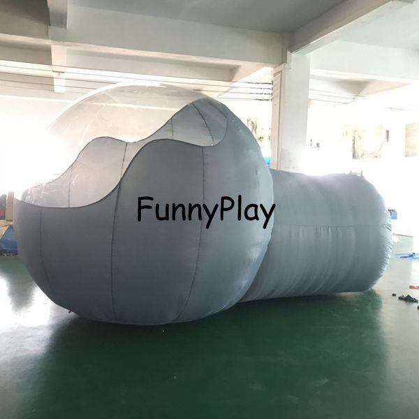 

inflatable bubble tent airtight camping tent for family backyard advertising with pump,dome star bubble house