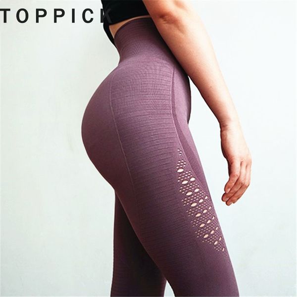 

super stretchy gym tights energy seamless leggings tummy control yoga pants high waist sport leggings running pants women, White;red