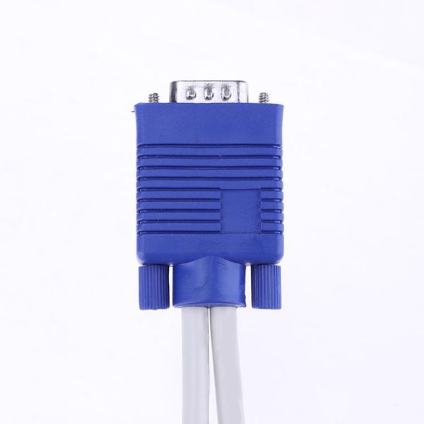 

alloyseed vga splitter cable dual 2 monitor 15pin two ports male to female