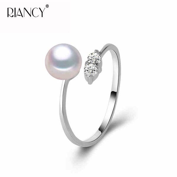 

fashion adjustable natural black pearl ring fresh water pearl ring 925 sterling silver silver for women wedding jewelry, Golden;silver